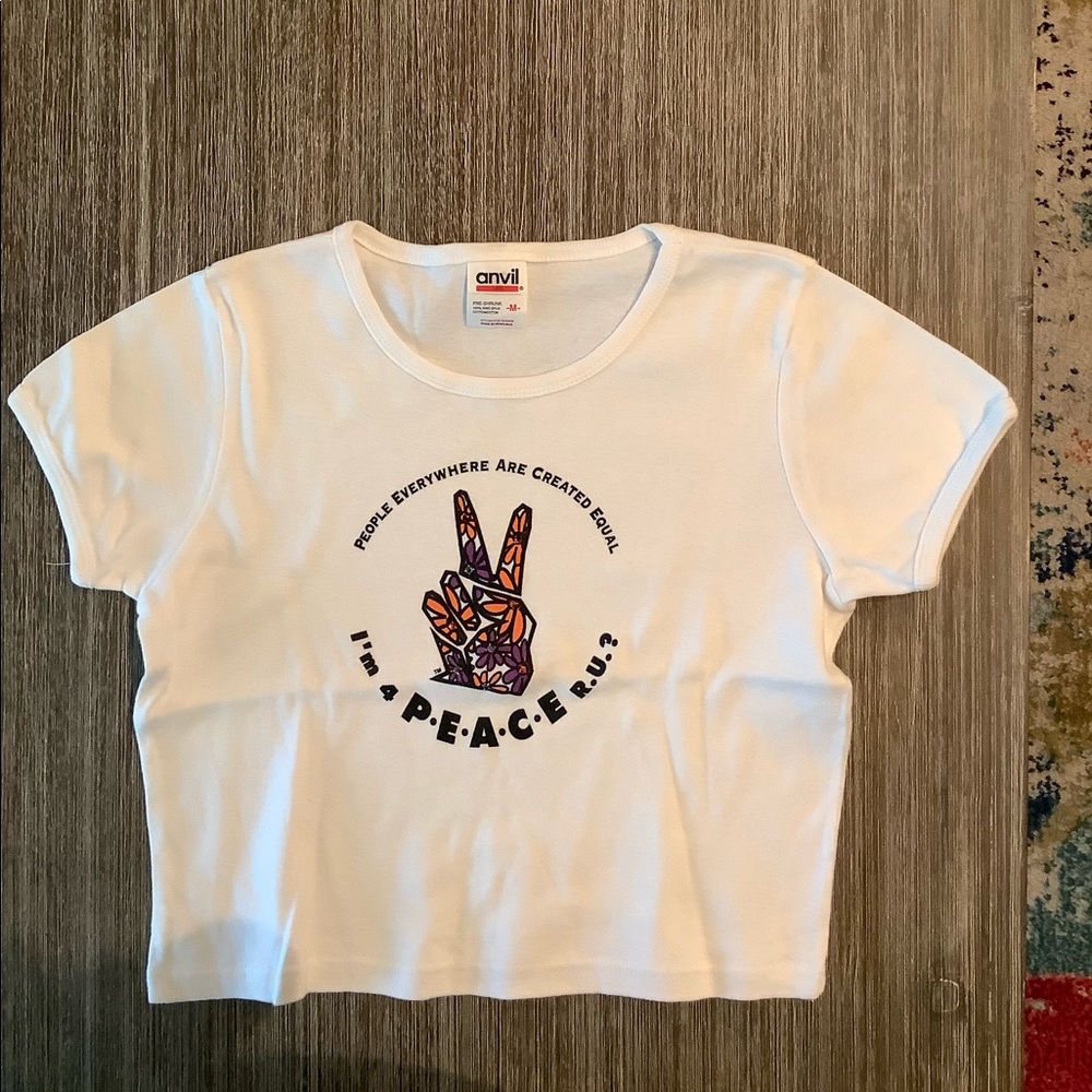 Crop-top with jewels